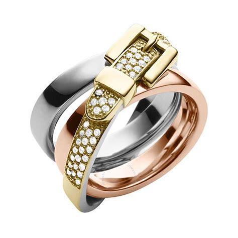 michael kors ring gold cubic|Michael Kors women's ring.